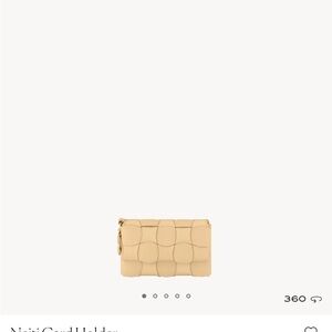 Polene Neiti card holder. Color wheat